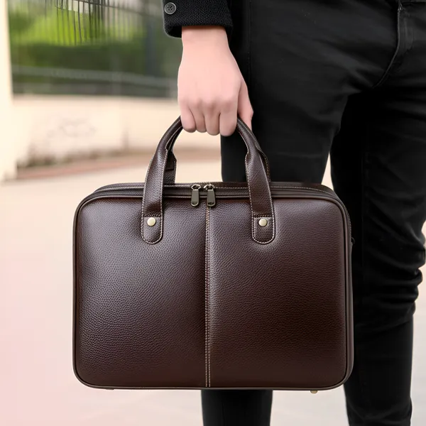 Premium_Genuine_Leather_Laptop_Bag_–_Slim_Design_with_Single_Front_Pocket