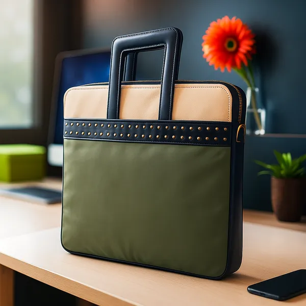 A4_Size_Green_&_Cream_File_Folder_–_Professional_Document_Organizer_by_Denion