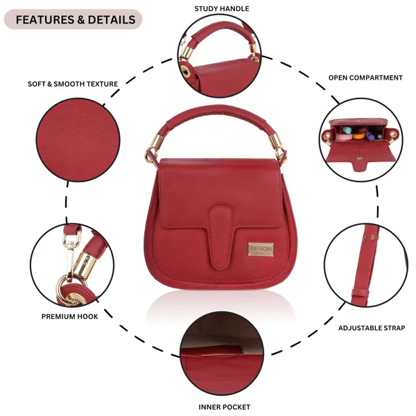 Red_Leather_20X20X8_Cm_Premium_Hardware_With_Adjustable_Strap_Handbag_For_Women