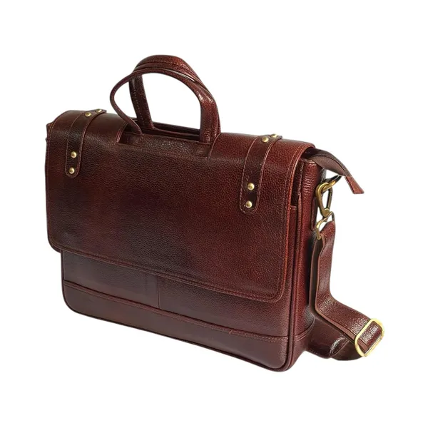 Reddish_Brown_Professional_Leather_Laptop_Messenger_Bag_For_Men