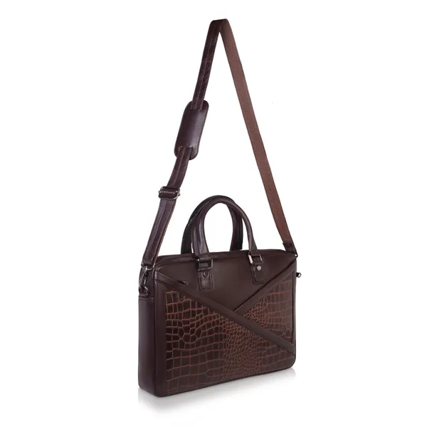 Brown_Genuine_Leather_Crocodile_Textured_Design_(16_In)_Laptop_Bag_For_Men