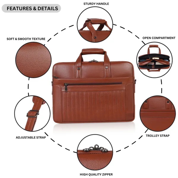 Tan_Genuine_Leather_With_Shoulder_Strap_Executive_Office_Laptop_Bag_For_Men