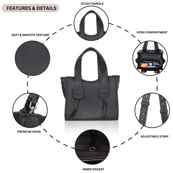 Black_Stylish_Leather_Tote_Handwoven_Design_Shoulder_&_Handbag_For_Women