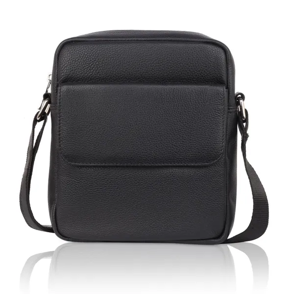 Black_Leather_Crossbody_Stylish_Shoulder_&_Messenger_Bag_For_Women