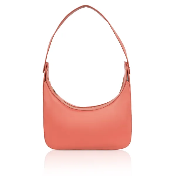 Peach_Coral_Leather_Shoulder_&_Underarm_Chic_Handbag_For_Women