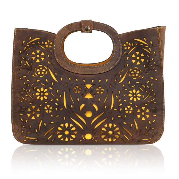Brown_Unique_An_Intricate_Laser-Cut_Floral_On_Rich_Leather_Tote_Bag_For_Women