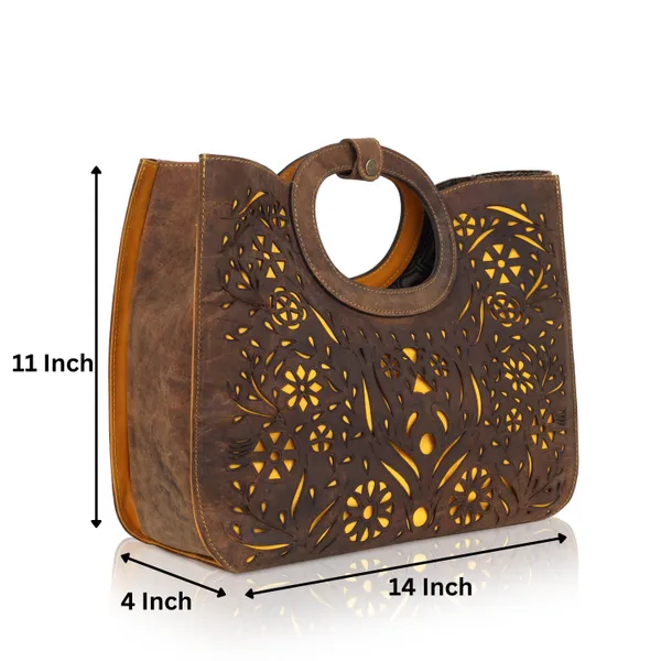 Brown_Unique_An_Intricate_Laser-Cut_Floral_On_Rich_Leather_Tote_Bag_For_Women