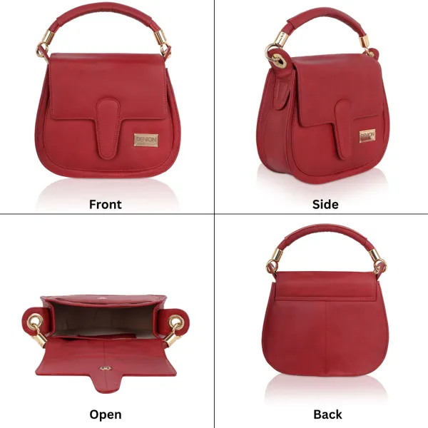 Red_Classic_Leather_Laptop_Bag_With_Dual_Handles_For_Women