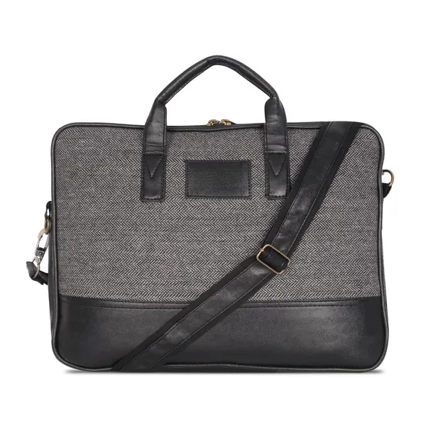 Grey_And_Black_Polyester_Fits_Up_To_16_In_Laptops_3_Compartments_12X16X3_In_Shoulder_&_Hand_Laptop_Messenger_Bag_For_Men