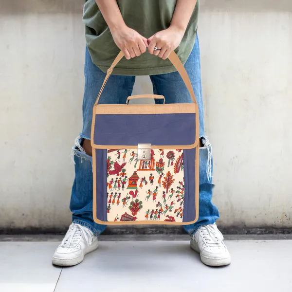 Multicolor_Printed_Jute_Fits_Up_To_12_In_Devices_3_Compartments_(14X12X4_In)_Professional_Laptop_&_Tablet_Messenger_Bag_For_Women