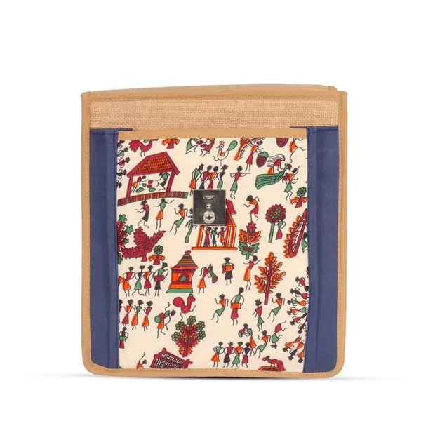 Multicolor_Printed_Jute_Fits_Up_To_12_In_Devices_3_Compartments_(14X12X4_In)_Professional_Laptop_&_Tablet_Messenger_Bag_For_Women