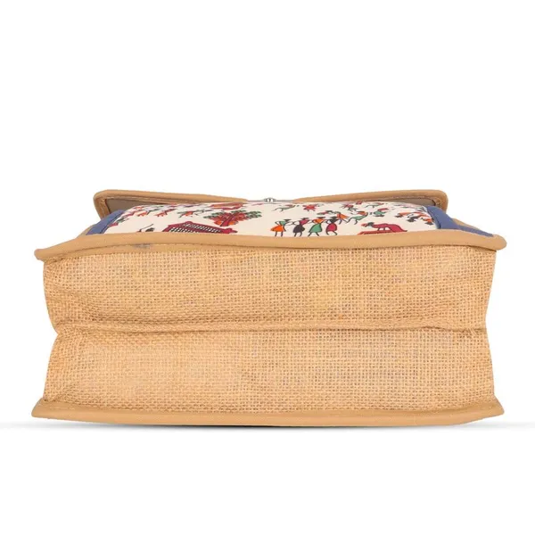 Multicolor_Printed_Jute_Fits_Up_To_12_In_Devices_3_Compartments_(14X12X4_In)_Professional_Laptop_&_Tablet_Messenger_Bag_For_Women