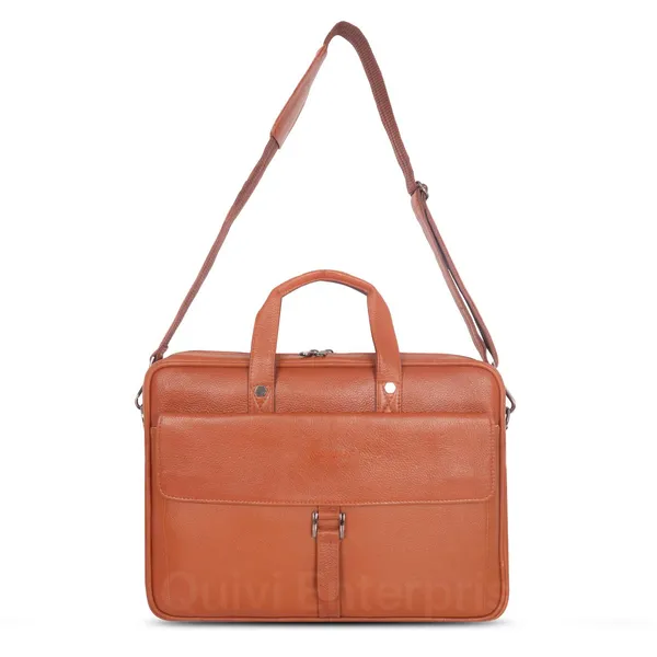 Premium_Tan_Leather_Laptop_Office_Bag_for_Men_|_Half-Flap_Design_with_3_Front_Zipper_Pockets