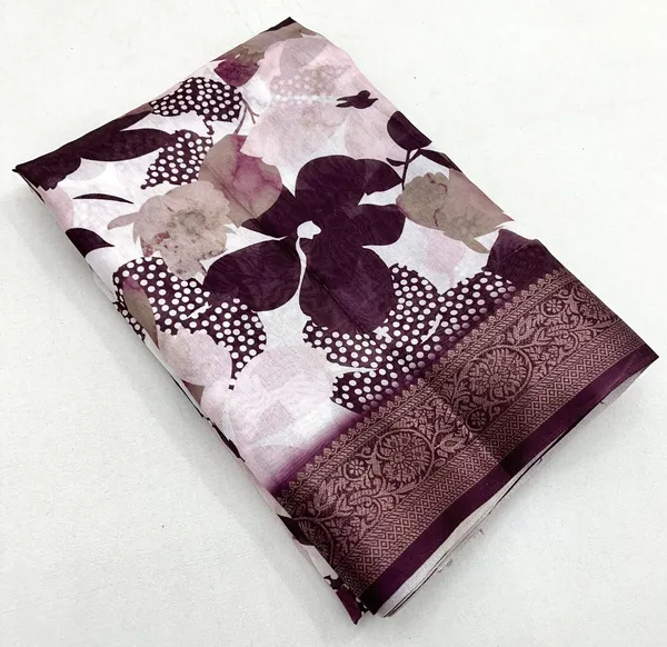 Purple_Cotton_Silk_Printed_Batik_Saree_for_Women