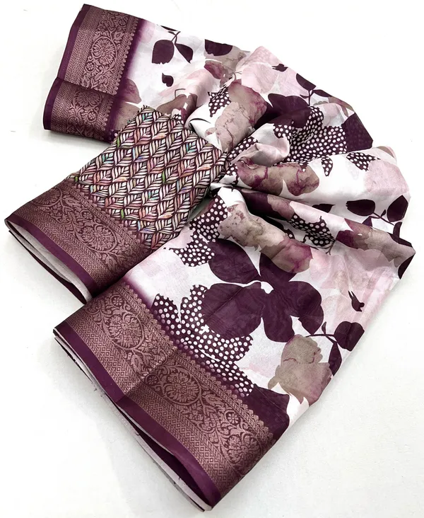 Purple_Cotton_Silk_Printed_Batik_Saree_for_Women