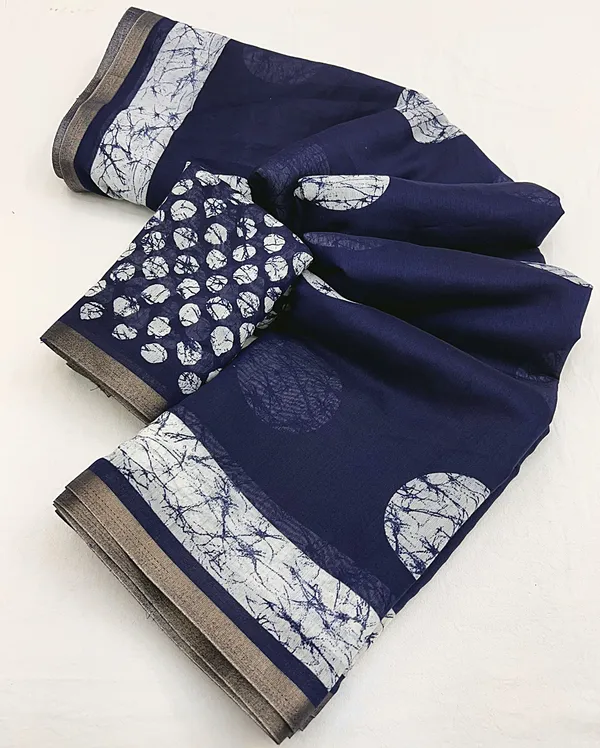 Light_Blue_Cotton_Silk_Printed_Hand_Batik_Pure_Regular_Saree_For_Women