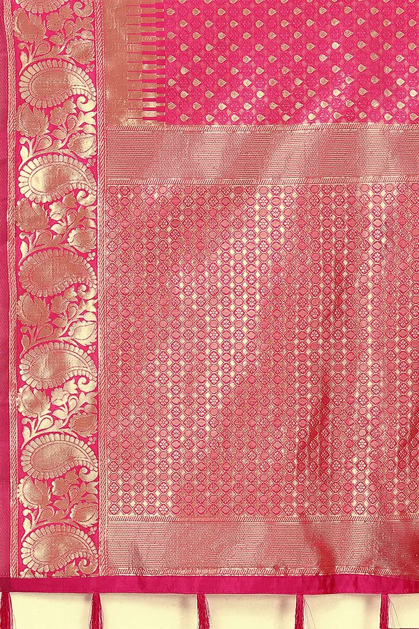 Pink_Art_Silk_&_Jacquard_Woven_Banarasi_Pure_Regular_Saree_For_Women