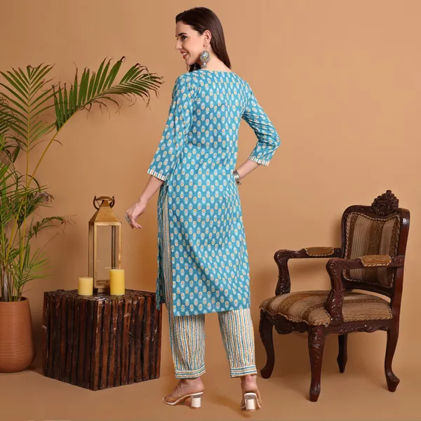 Light_Blue_Pure_Cotton_Kurta_Pant_Dupatta_Set_for_Women_|_Autumn_Hues_Kurta_Set