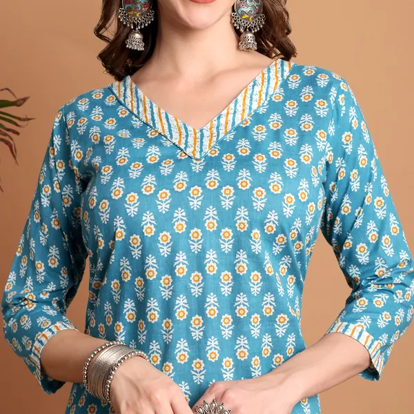 Light_Blue_Pure_Cotton_Kurta_Pant_Dupatta_Set_for_Women_|_Autumn_Hues_Kurta_Set