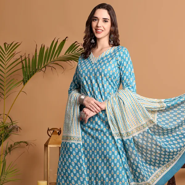 Light_Blue_Pure_Cotton_Kurta_Pant_Dupatta_Set_for_Women_|_Autumn_Hues_Kurta_Set
