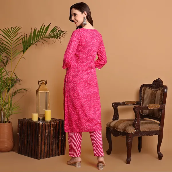 Dark_Pink_Pure_Cotton_Kurta_Pant_Dupatta_Set_for_Women_|_Autumn_Hues_Kurta_Set