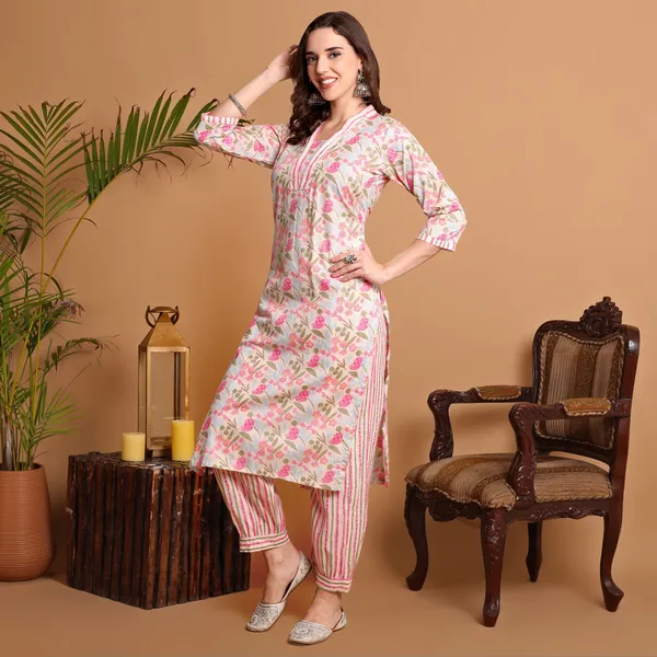 Rose_Pink_Pure_Cotton_Kurta_Pant_Dupatta_Set_for_Women_|_Autumn_Hues_Kurta_Set