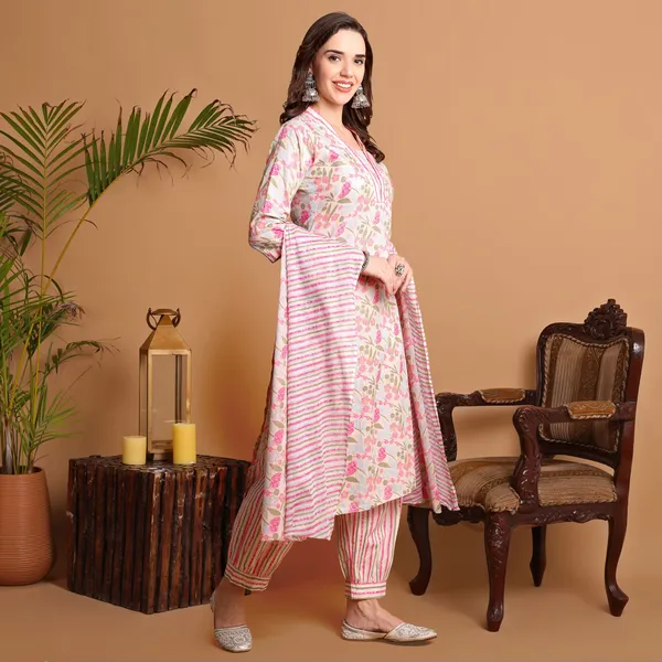 Rose_Pink_Pure_Cotton_Kurta_Pant_Dupatta_Set_for_Women_|_Autumn_Hues_Kurta_Set