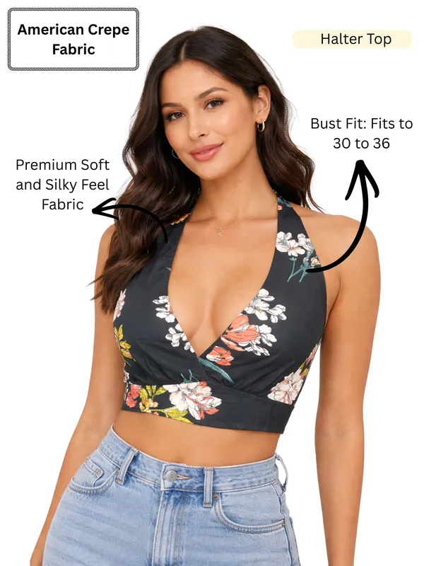Black_Floral_Halter_Neck_Crop_Top_for_Women