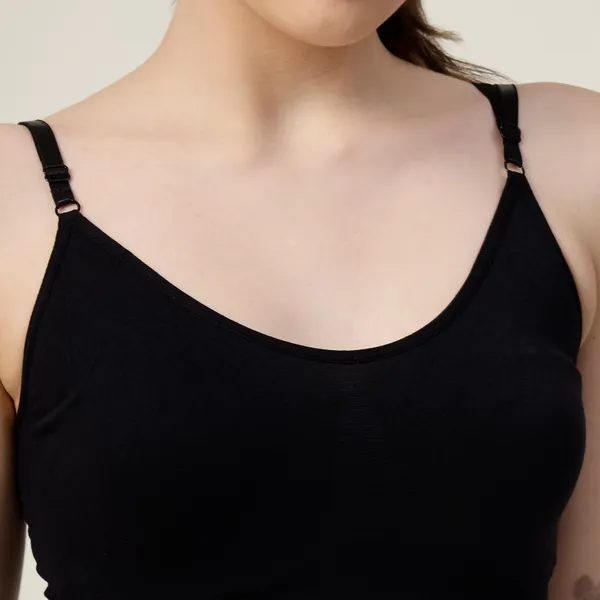 Black_Seamless_Tummy_Control_Shapewear_Bodysuit_for_Women