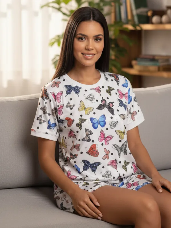 Butterfly_Cotton_Sleepwear_For_Women