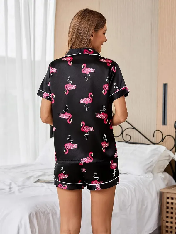 Flamingo_Print_Night_Suit_For_Women