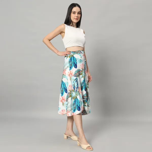 Tropical_Print_High_Waist_Wrap_Skirt_for_Women