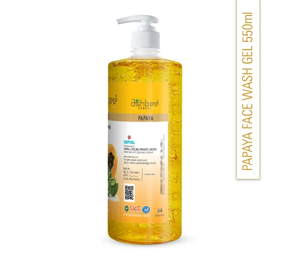 Papaya_Face_Wash_Gel_550Ml_–_Ashbee_Herbal_(Pack_Of_2)