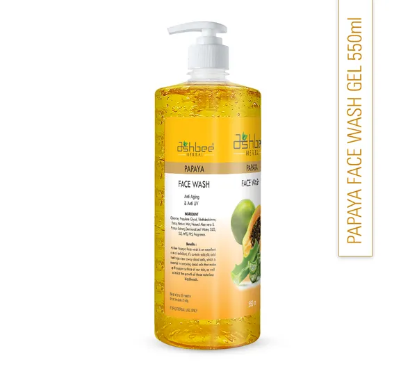 Papaya_Face_Wash_Gel_550Ml_–_Ashbee_Herbal_(Pack_Of_2)