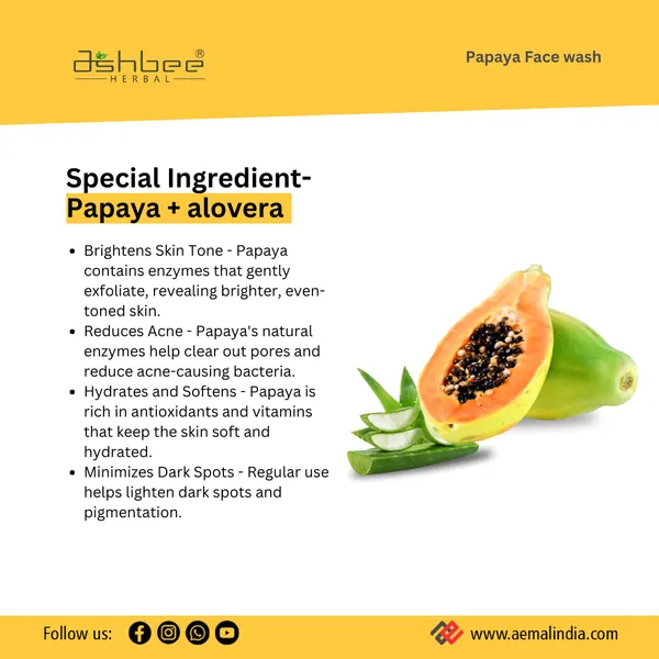 Papaya_Face_Wash_Gel_550Ml_–_Ashbee_Herbal_(Pack_Of_2)