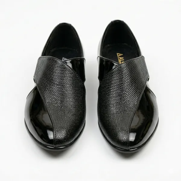 Royal_Black_Cross_Strap_Formal_Shoes