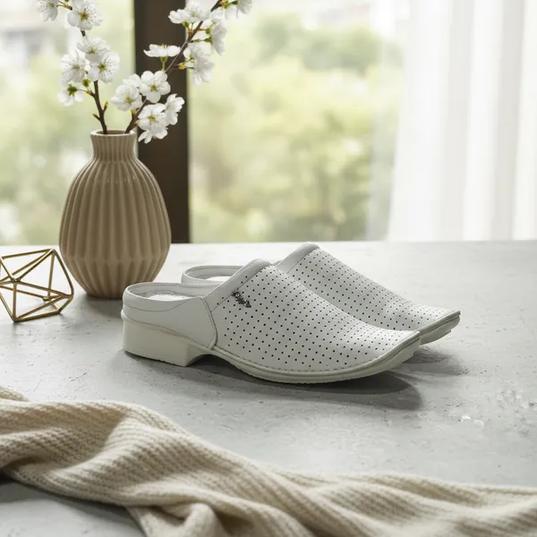 Aero_White_Perforated_Slip-On_Mule