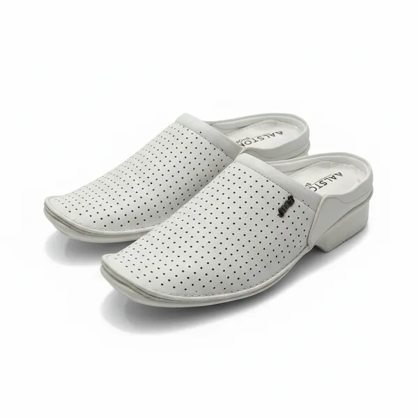 Aero_White_Perforated_Slip-On_Mule