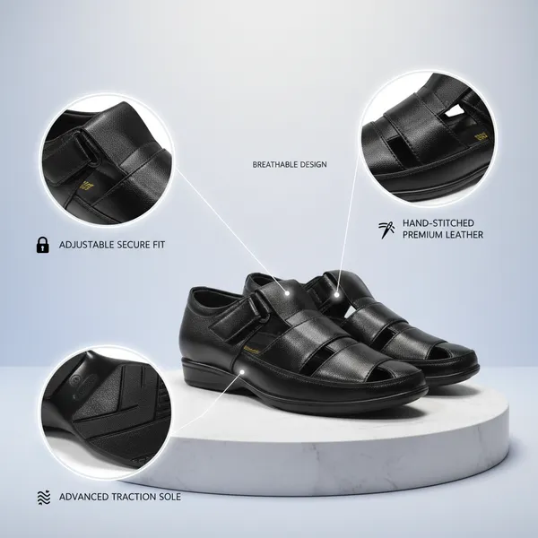 Black_Secure_Comfort_Sandal_For_Men