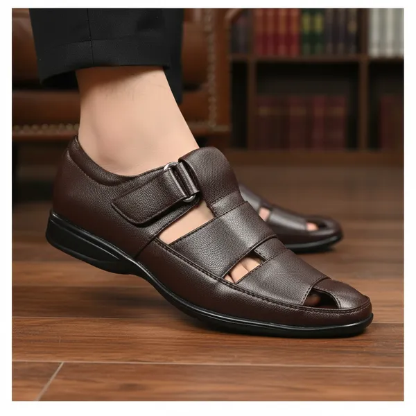 Brown_Secure_Comfort_Sandal_For_Men