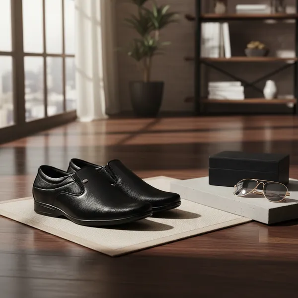 Flex_Black_Slip-On_For_Men