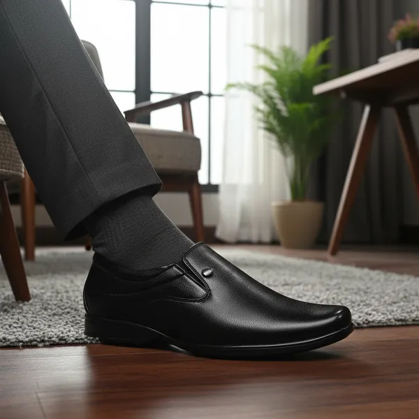 Flex_Black_Slip-On_For_Men