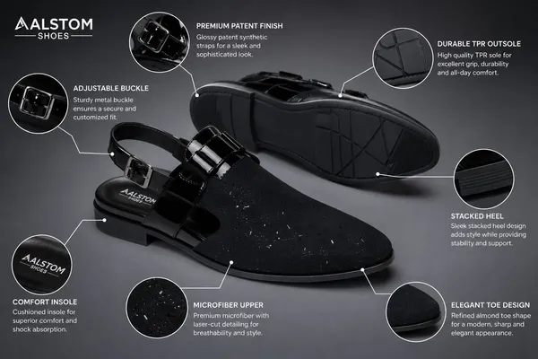 Premium_Black_Velvet_Sling_back_Formal_Sandal