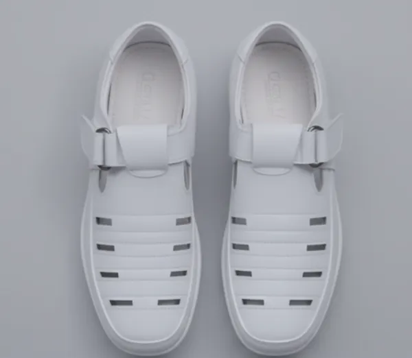 White_Ventilated_Secure_Sandals_For_Men