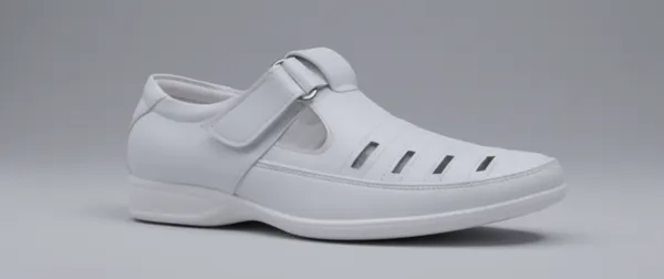 White_Ventilated_Secure_Sandals_For_Men