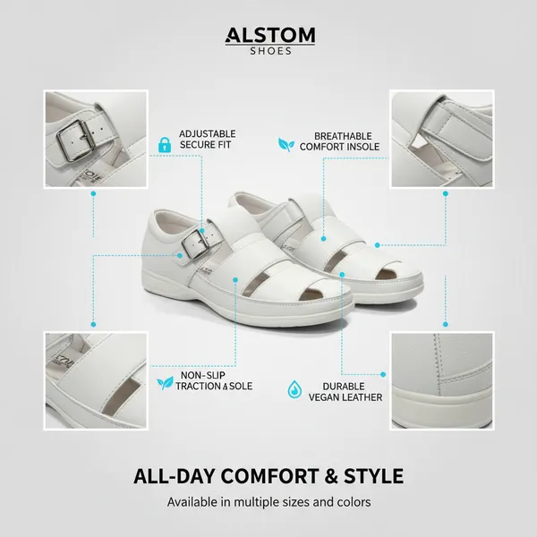 White_Secure_Comfort_Sandals_For_Men