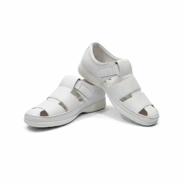 White_Secure_Comfort_Sandals_For_Men