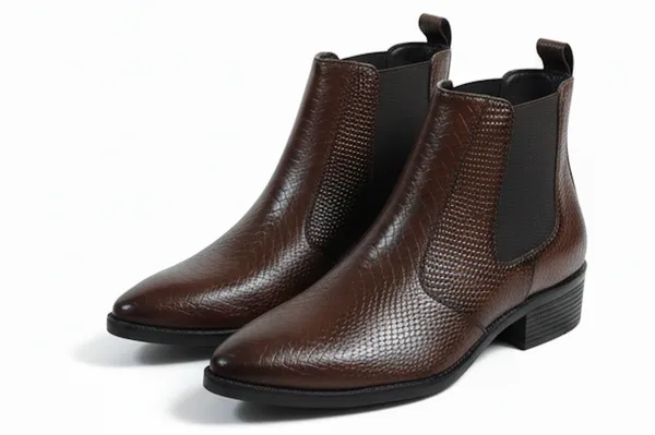 Textured_Brown_Chelsea_Boots