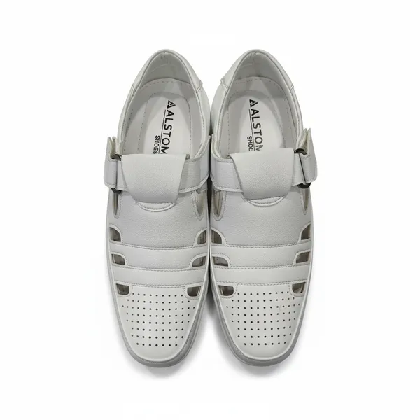 White_Perforated_Comfort_Sandal_For_Men