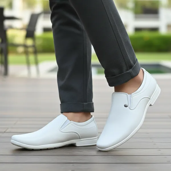 Flex_White_Slip-On_for_Men